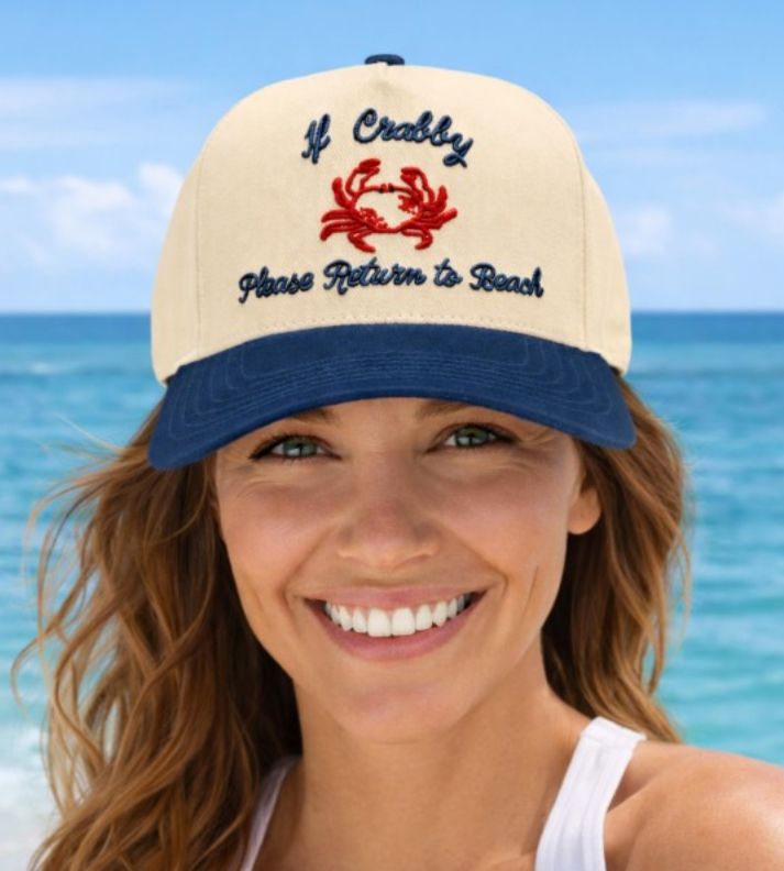 If Crabby please return to the Beach two tone hat