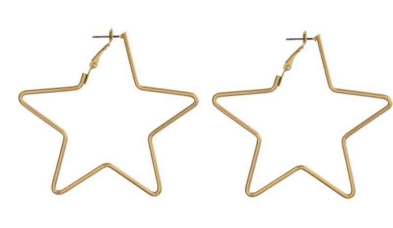 Star Shaped Hoops
