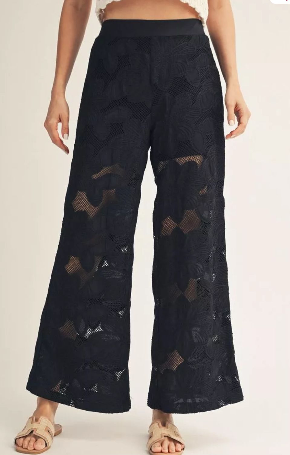 Jodifl floral mesh pants