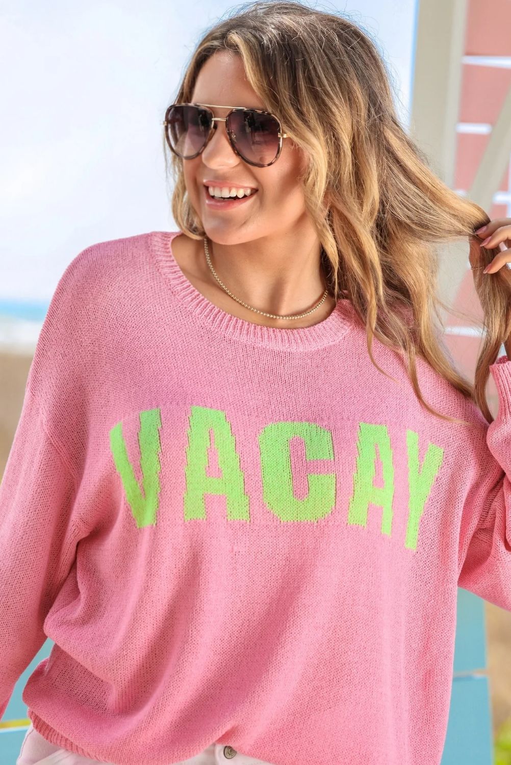 Sunrise Lightweight Sweater - Vacay