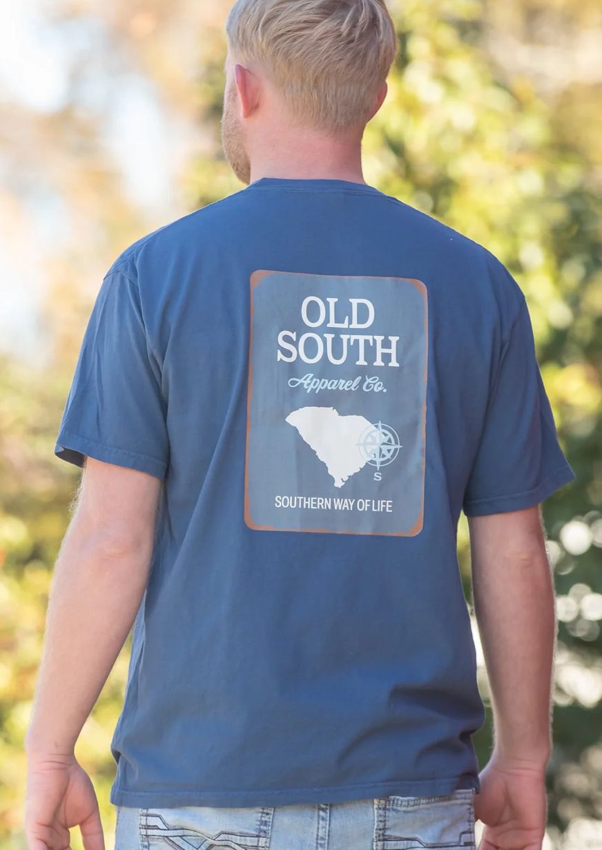 Old South SC Outline s/s comfort color tee