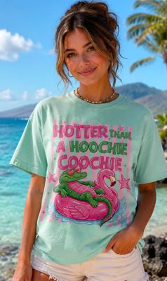 Hotter than a Hoochie Coochie s/s comfort color