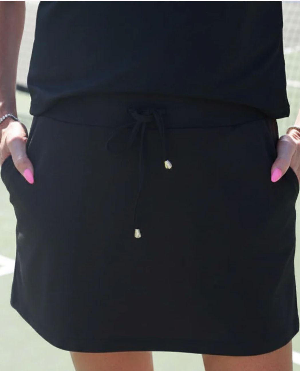 After Dark Black Skort