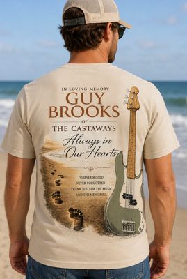 Guy Brooks Tribute shirts