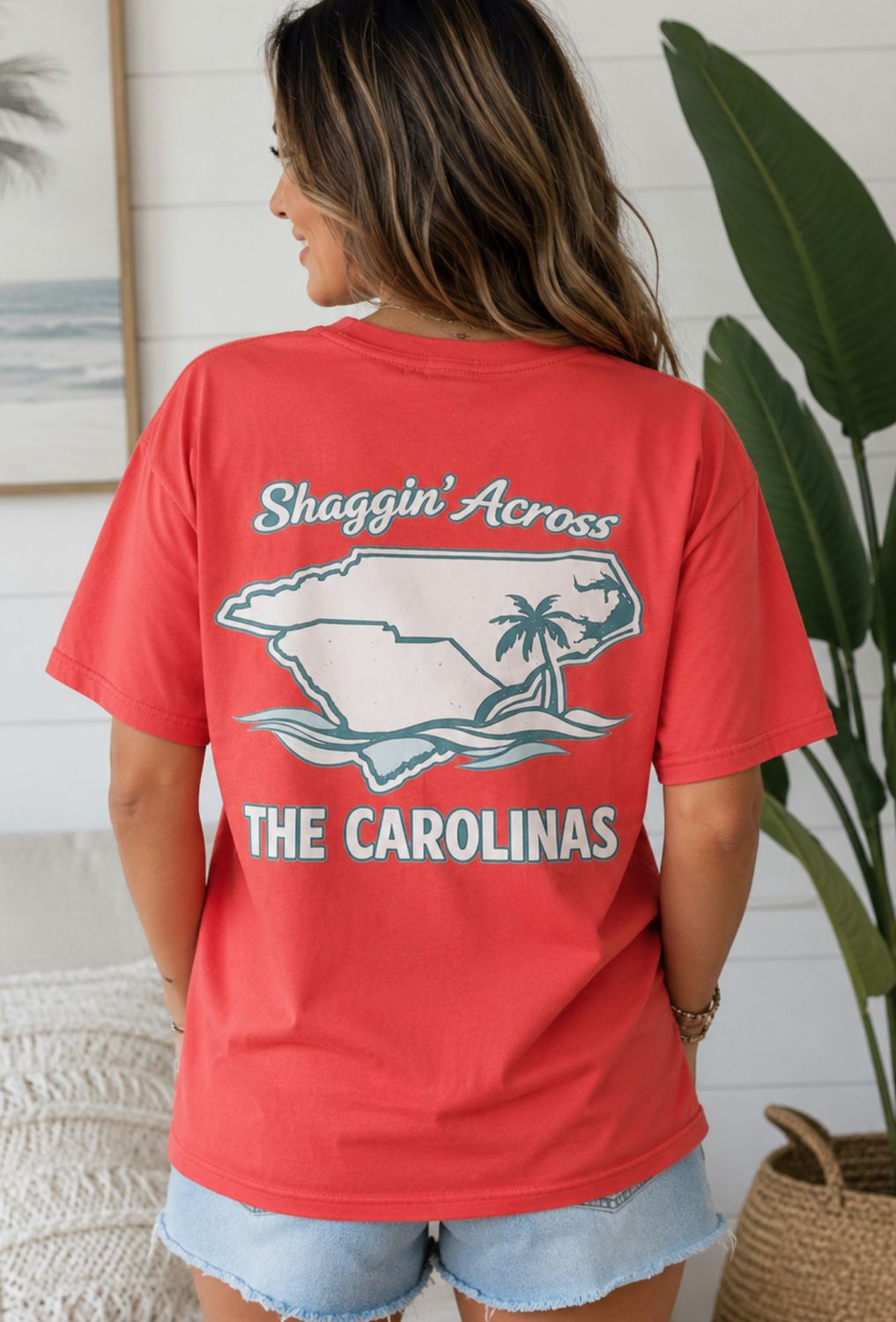Shaggin Across the Carolinas unisex tee