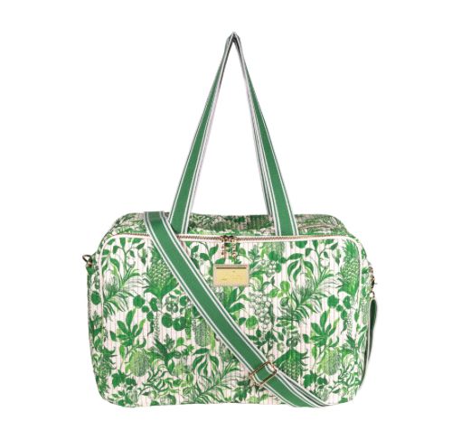 Lily Pulitzer quilted travel tote