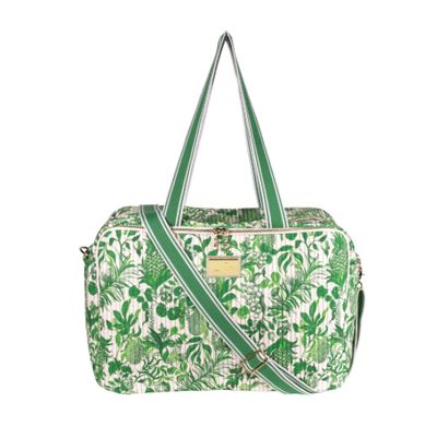 Lily Pulitzer quilted travel tote