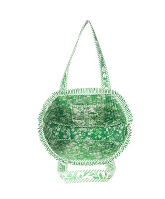 Lily Pulitzer Quilted Ruffle Tote