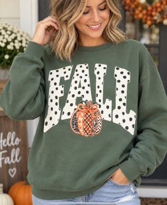 FALL polka dot softsyle unisex sweatshirt