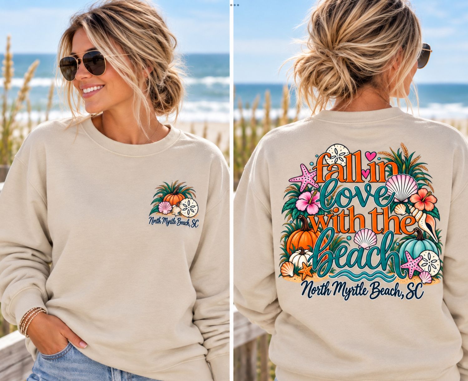 FALL in Love w/NMB soft style unisex sweatshirts