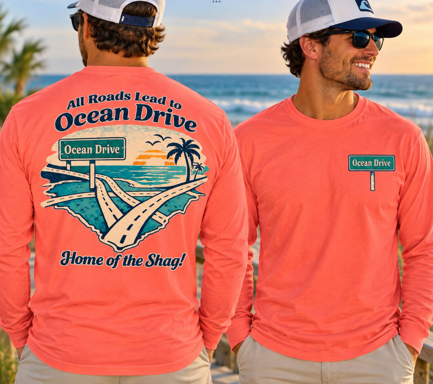All Roads Lead long sleeve comfort colors