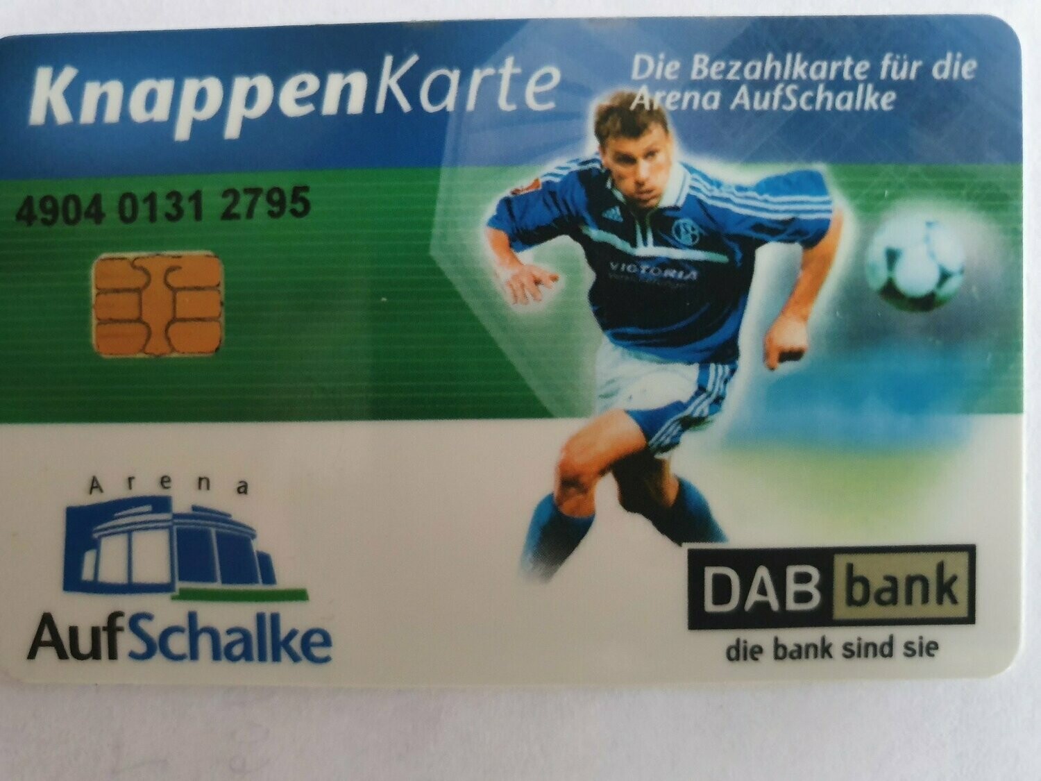 10 Jahre Veltins Arena 2011 Schalke 04 Hülle Restguthaben + Knappenkarte 