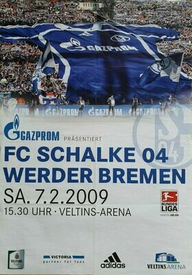 Spielplakat 11.05.1999 FC Schalke 04 Werder Bremen vs Sammler + 