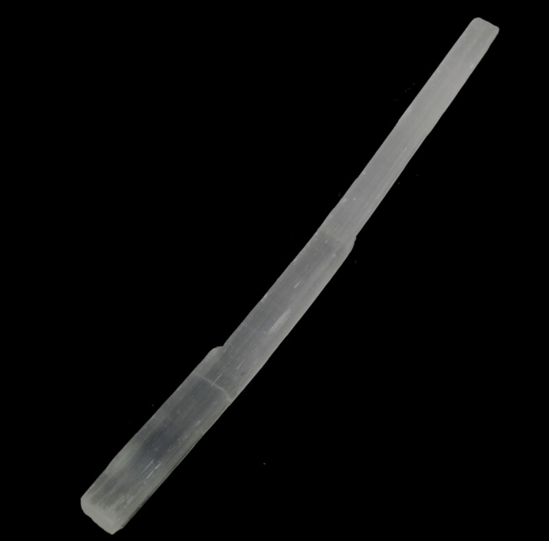 Selenite log ( each log is slightly different) Approx size: 7 3/4" to 9"