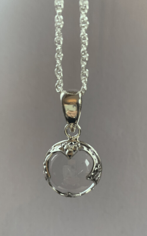 Beautiful CRYSTAL BALL pendant