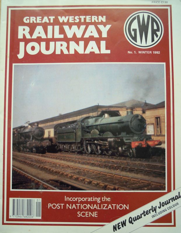 Ref SMP1: Great Western Railway Journal No. 1.                                                      Wild Swan Winter 1992