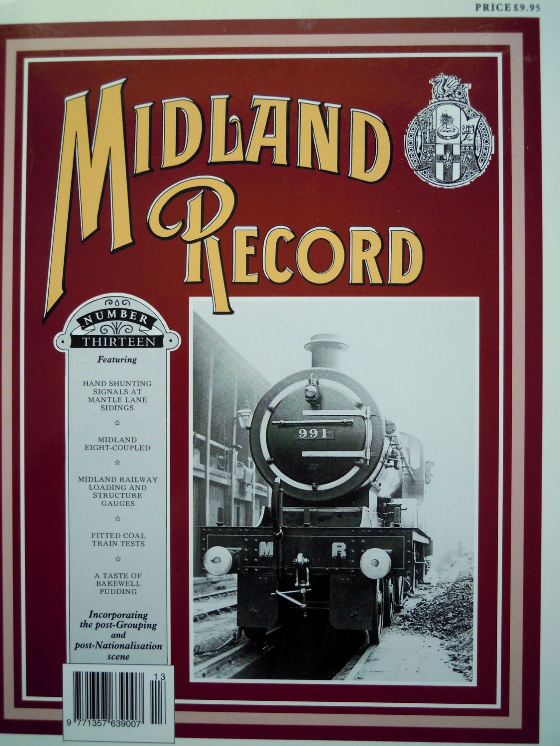 Ref: MR10. Midland Record No. 13.  Wild Swan