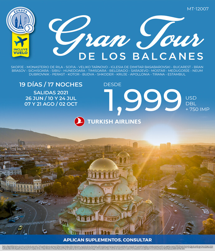 Gran Tour de los Balcanes
