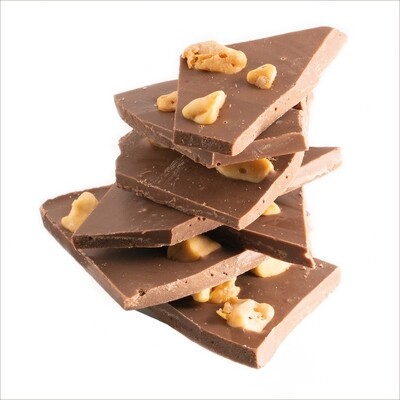 33% Milk Chocolate Shards with Caramelised Wafer & Honeycomb Pieces 150g