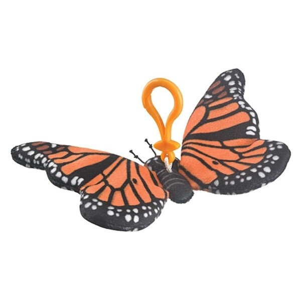 4&quot; Monarch Plush Keychain by Wildlife Artists