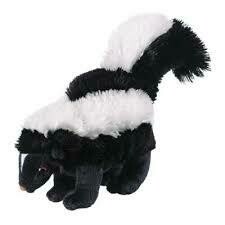9" Skunk Plush by Wildlife Artists