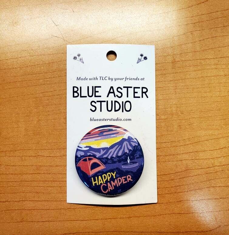 Happy Camper Button