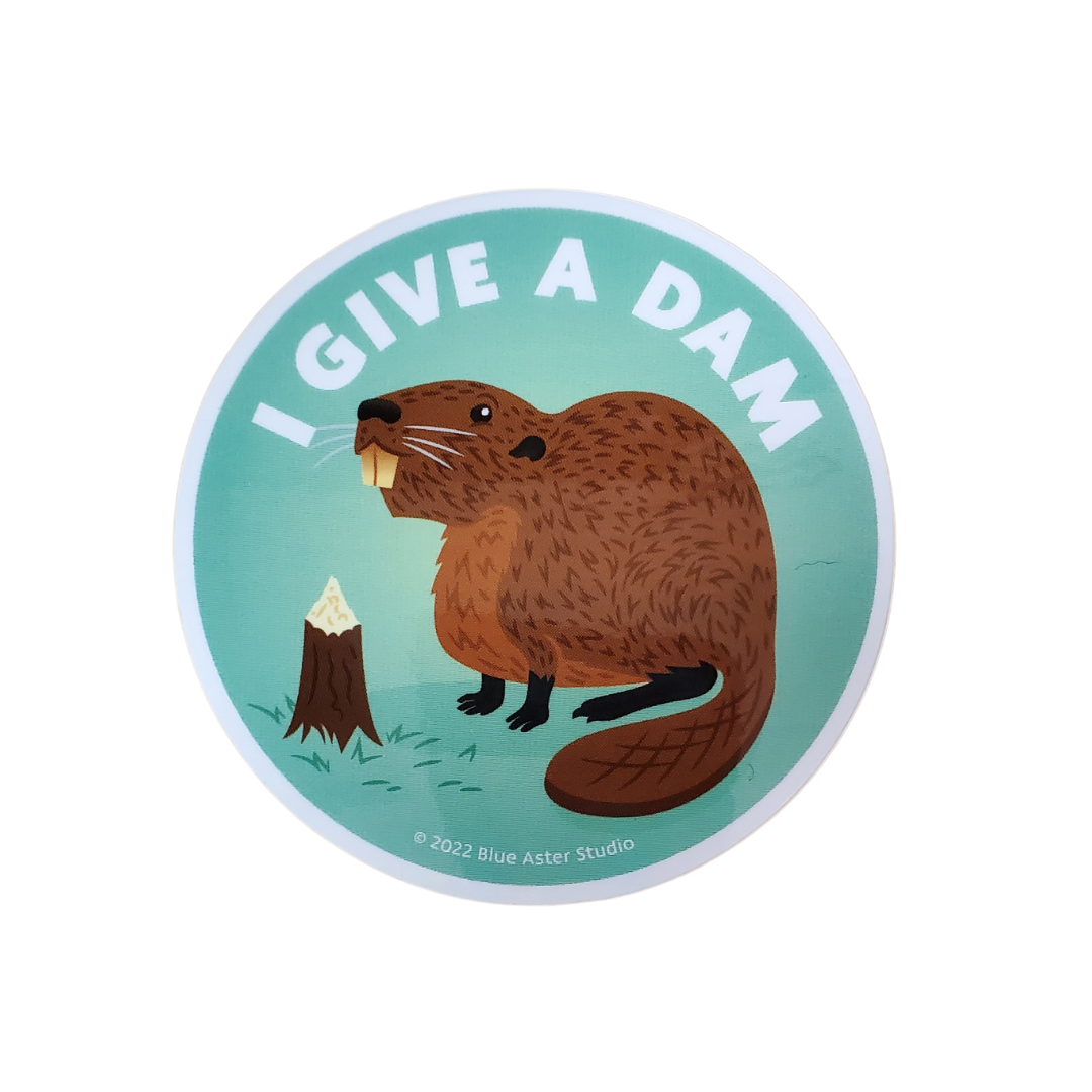I Give a Dam Sticker