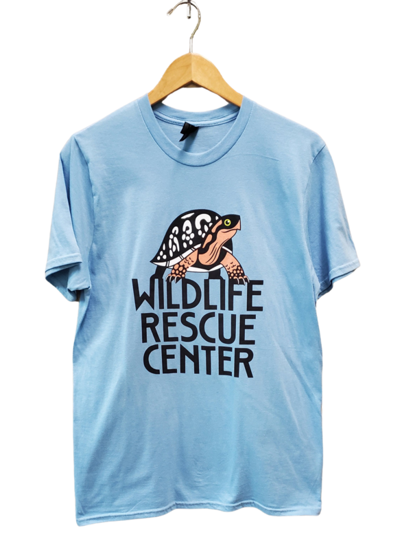 Box Turtle Adult Short Sleeve (Baby Blue)