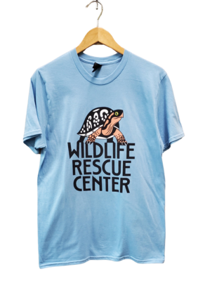 Box Turtle Adult Short Sleeve (Baby Blue)