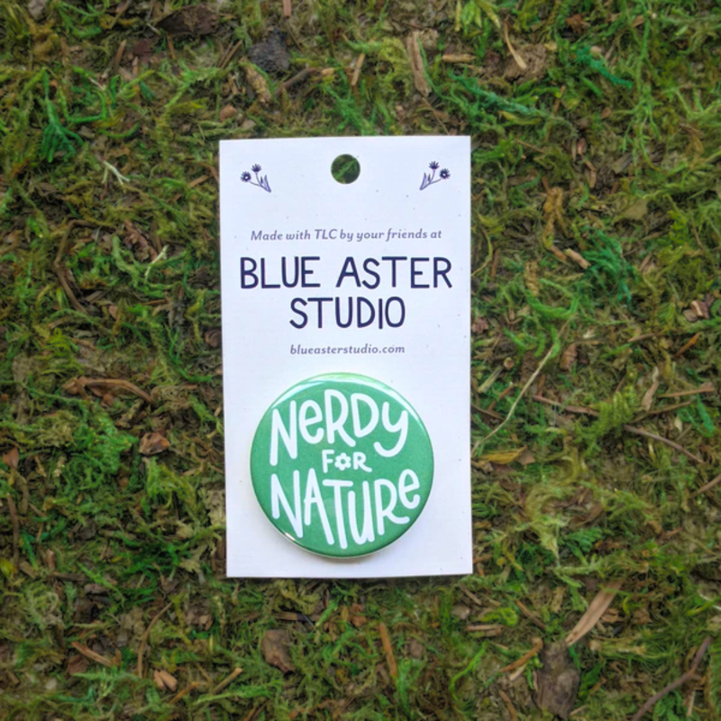 Nerdy by Nature Button