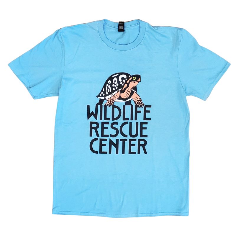 Box Turtle Adult Short Sleeve (Baby Blue)