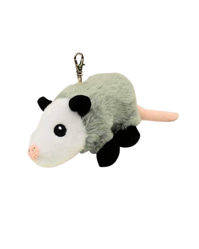 6" Opossum Bag Charm by Nature Planet