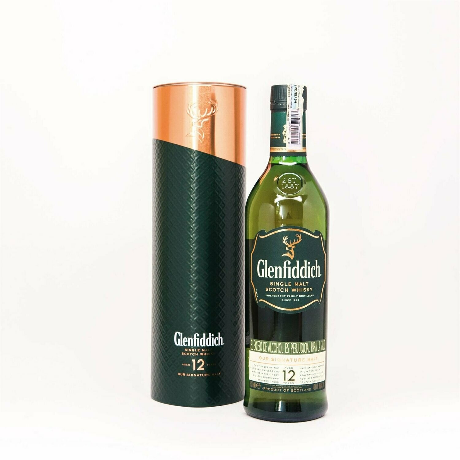 Whisky Glenfiddich 12 Años Botella Promoción