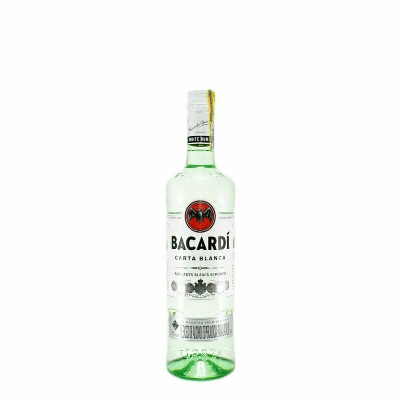 Ron Bacardi Carta Blanca Botella