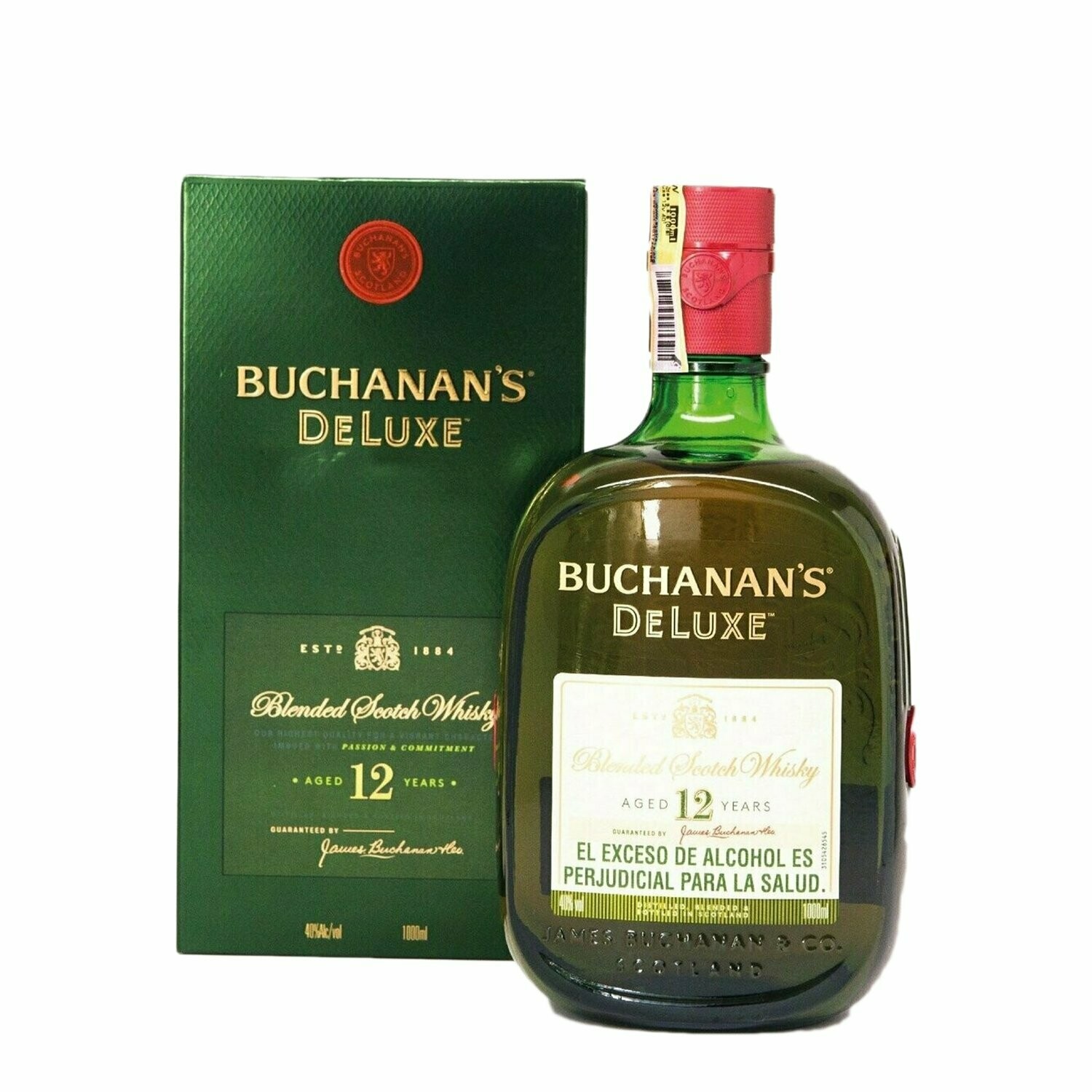 Whisky Buchanan's Deluxe 12 años litro 1000 ml