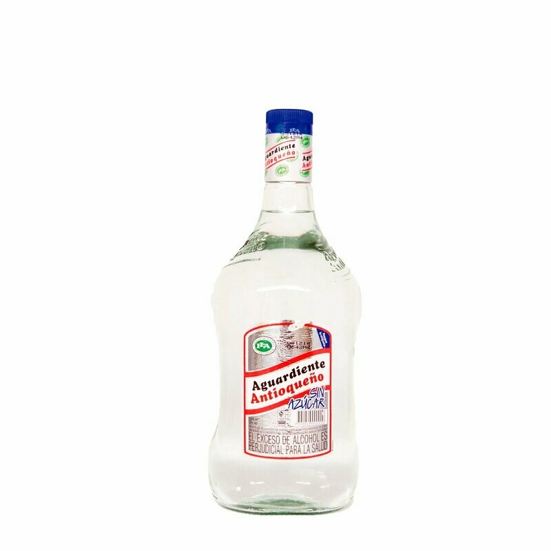 Aguardiente Antioqueño sin azúcar garrafa 2000 ml