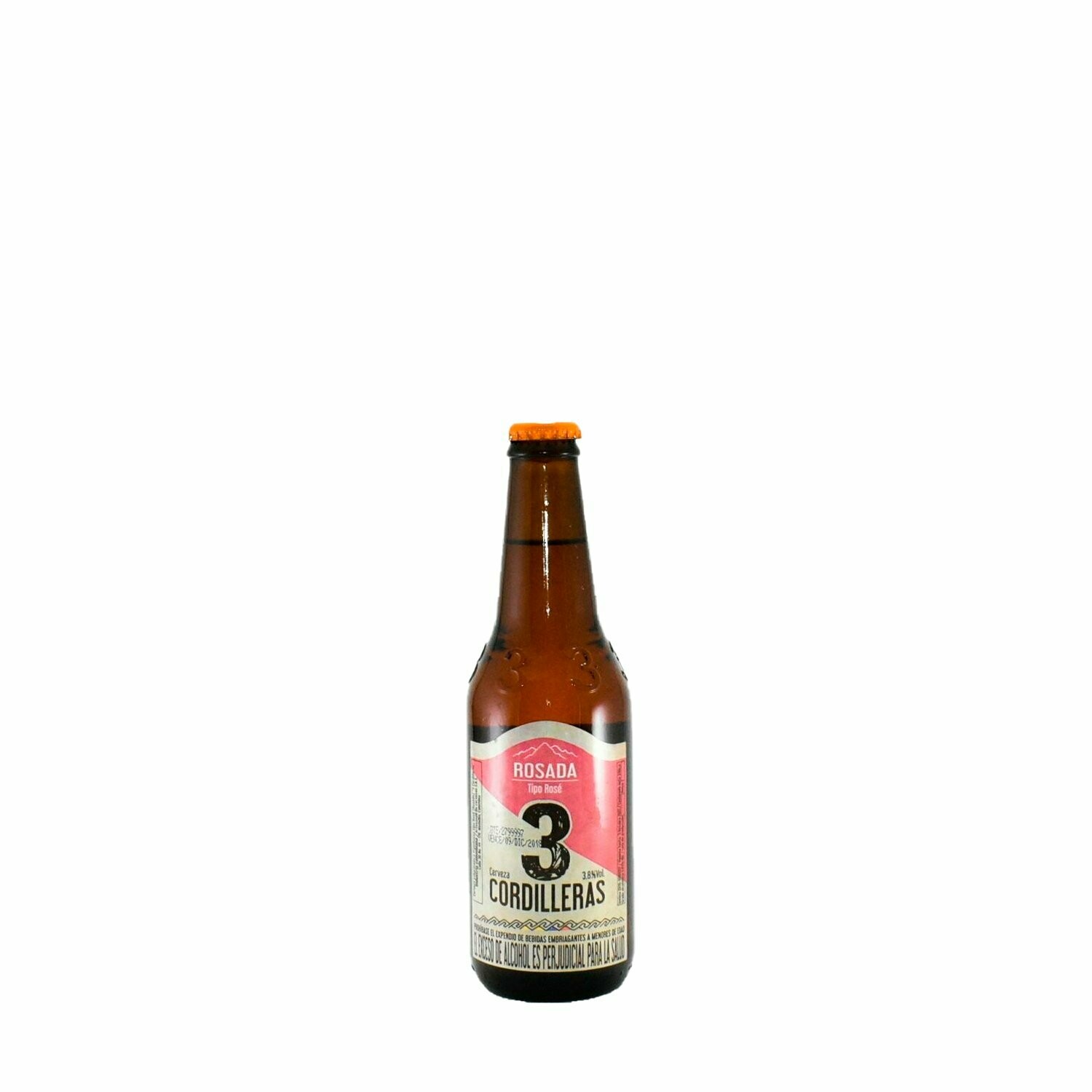 Cerveza 3 Cordillera Rosada Botella