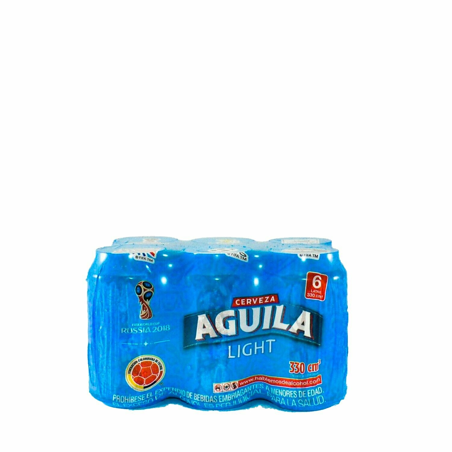 Cerveza Aguila Light Lata Six pack x6