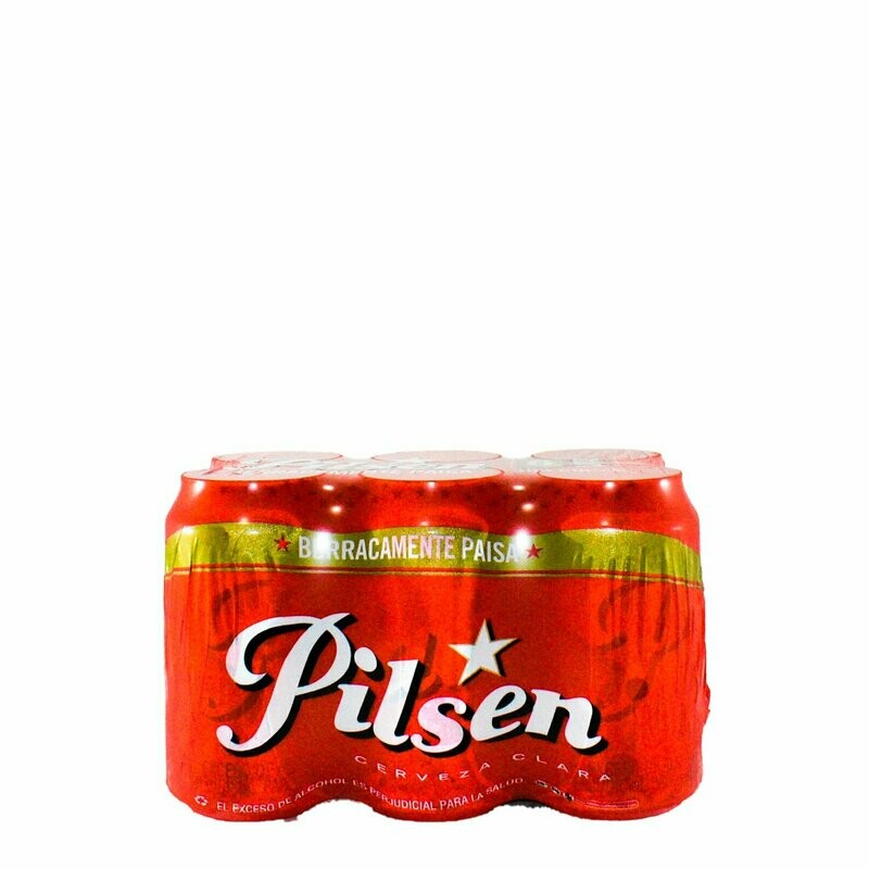 Cerveza Pilsen Lata packx6