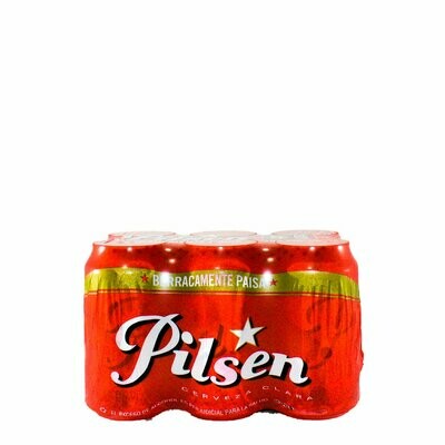 Cerveza Pilsen Lata packx6