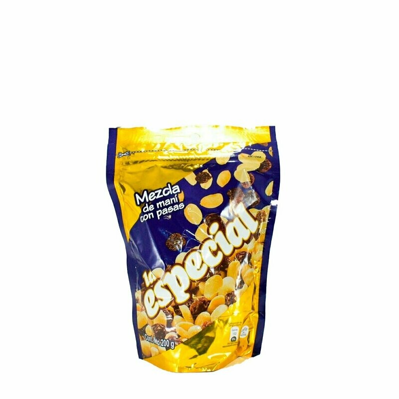 Maní con Pasas x 200 grms La Especial