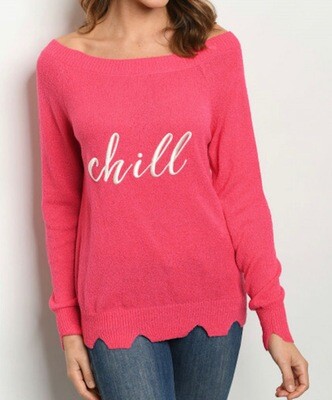 Pink Chill sweater