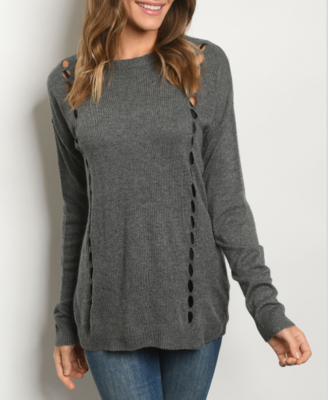 CHARCOAL SWEATER