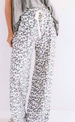 Leopard loose pants