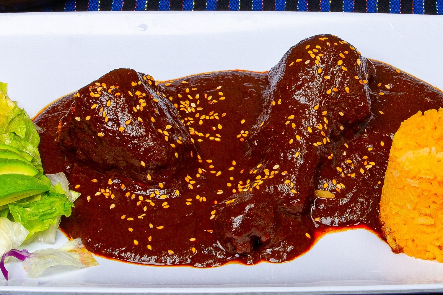 Pollo con Mole / Chicken in Mole Sauce