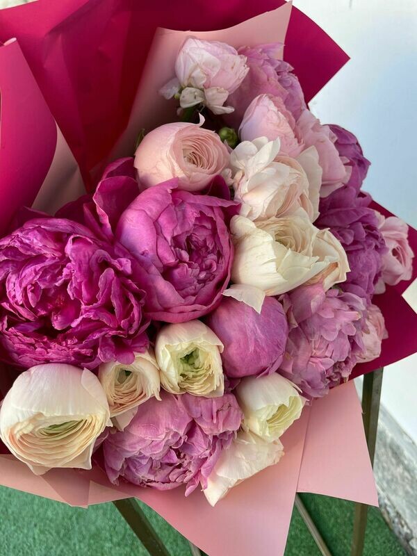 Bouquet peonie