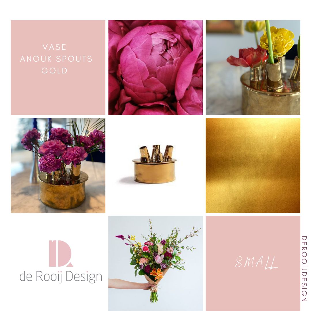 Vase Anouk Spouts - Gold