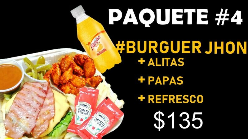 #BURGUER CON ALITAS