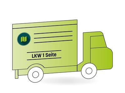 Fahrzeugbeschriftung, LKW (1 Seite)