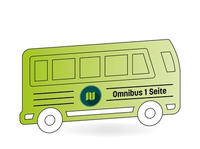 Fahrzeugbeschriftung, Omnibus (1 Seite)